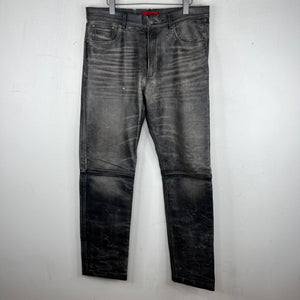 424 Five Pocket Leather Jeans