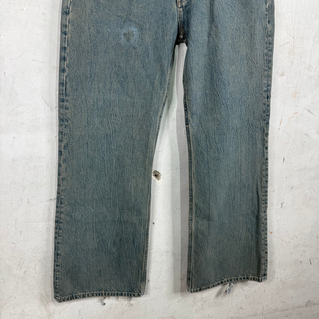 Acne Studios Stone Washed Wide Straight Jeans