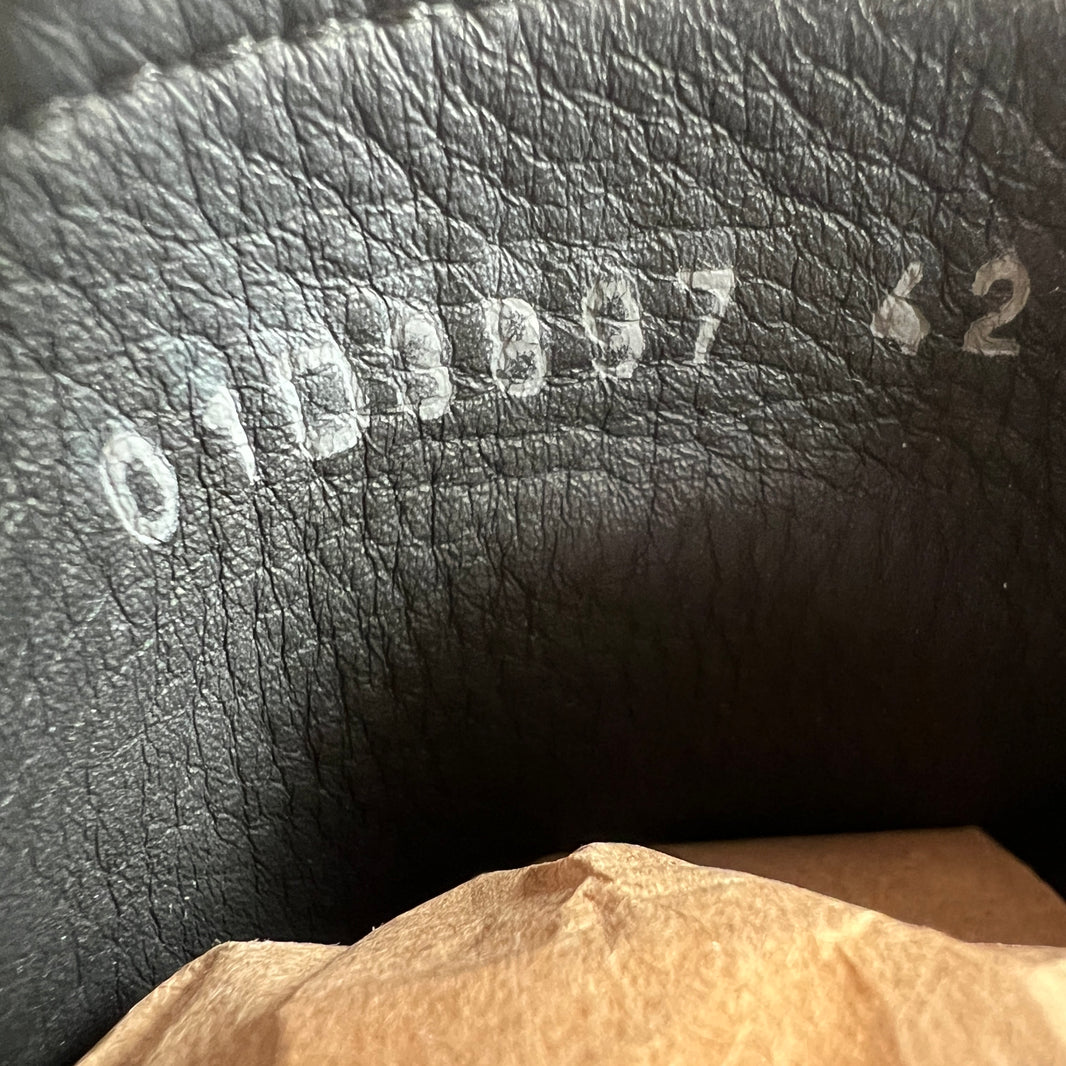 Rick Owens Black Ponyhair Vintage Sneakers