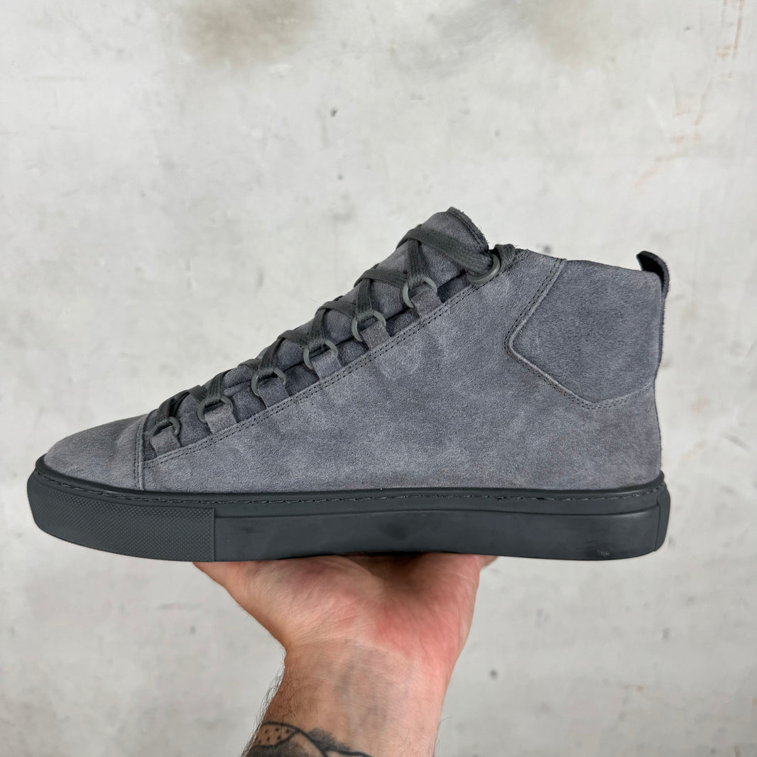 Balenciaga Grey Suede Arena Highs