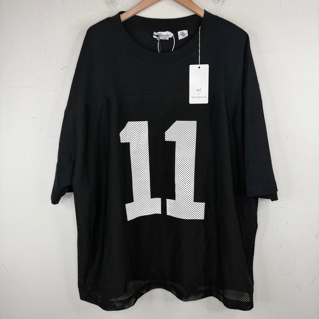 Lanvin Black Football Jersey