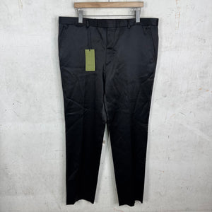 Gucci Black Satin Trousers