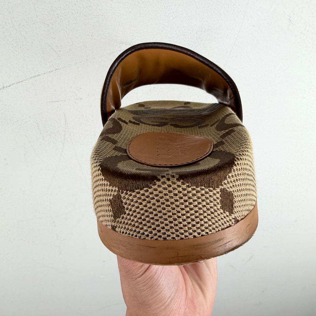 Gucci Big GG Monogram Slides