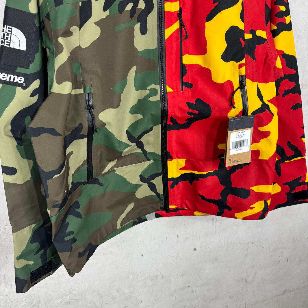 Supreme x TNF Split Camo Rain Jacket