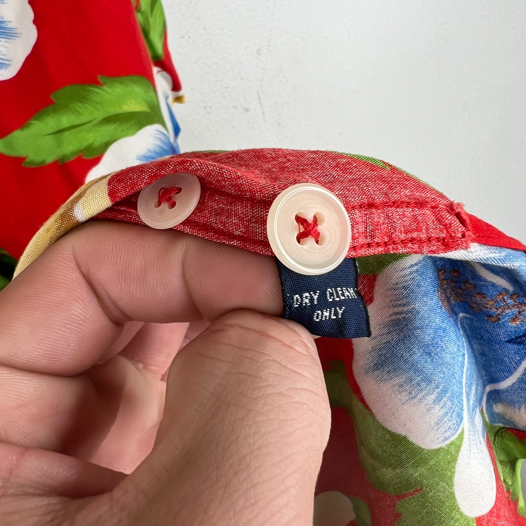 Polo Sport Floral Hawaiian Button Up Shirt