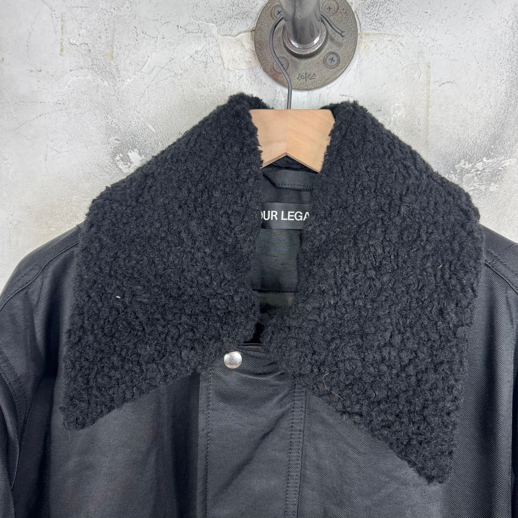 Our Legacy Ace Shearling Collared Jacket