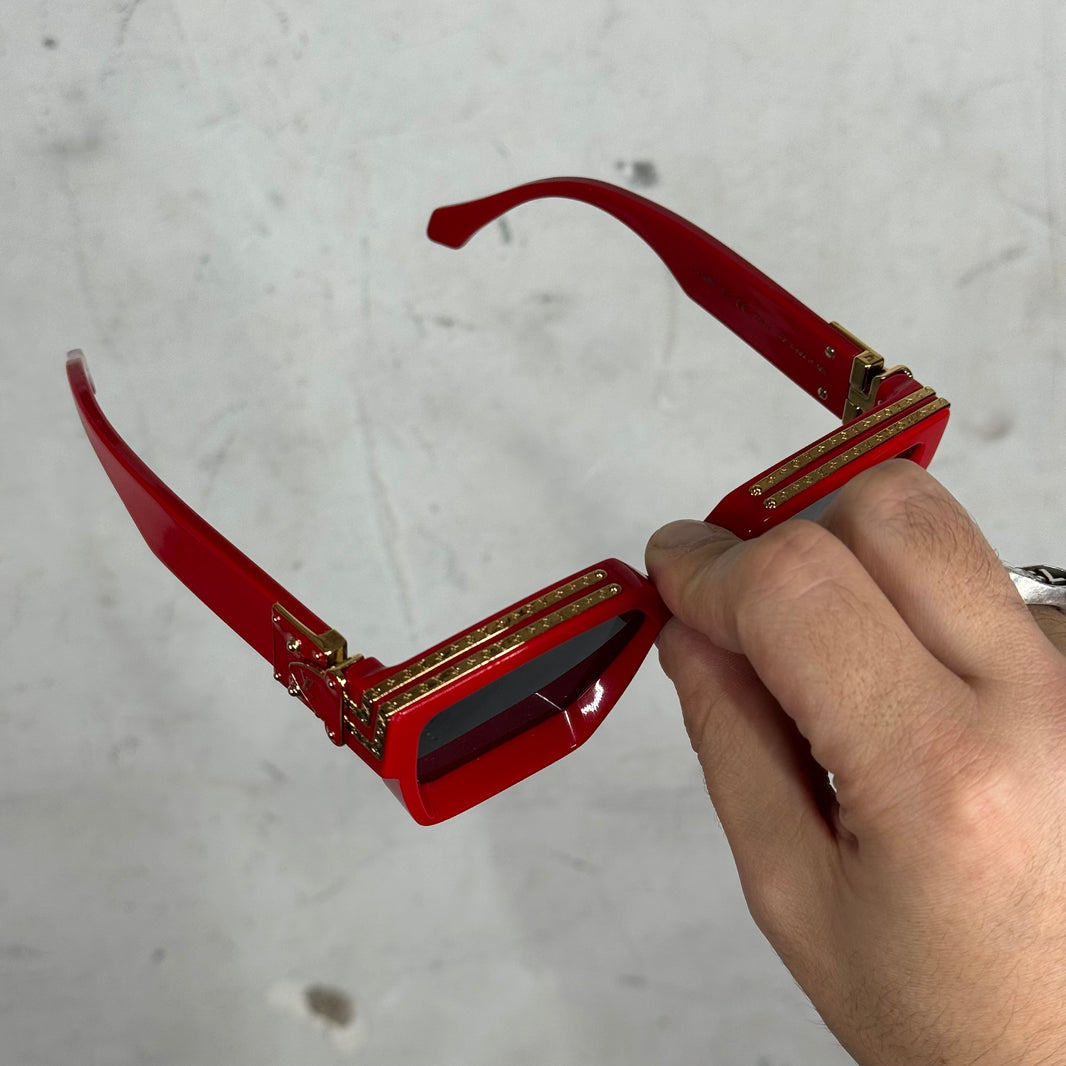 Louis Vuitton Red Millionaire Sunglasses