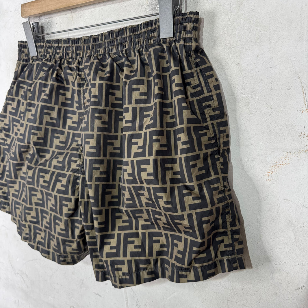 Fendi Monogram Swim Trunks