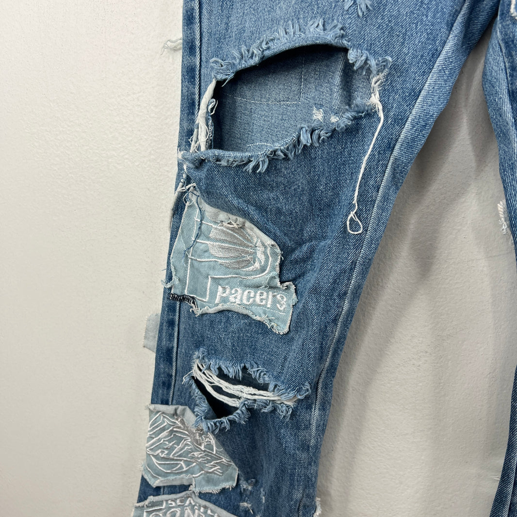 Ev Bravado OG NBA Embroidered Logo Jeans