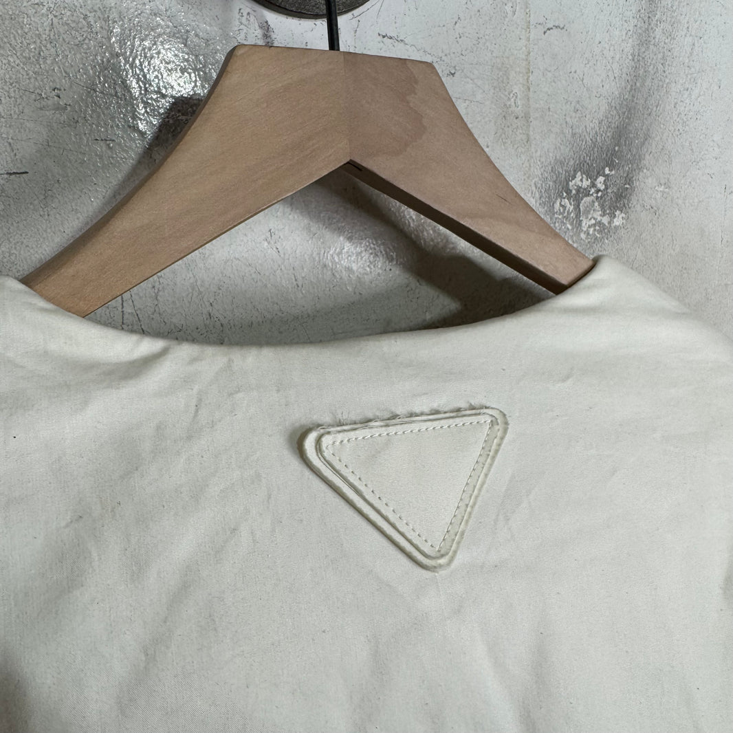 Prada White Down Pillow Jacket