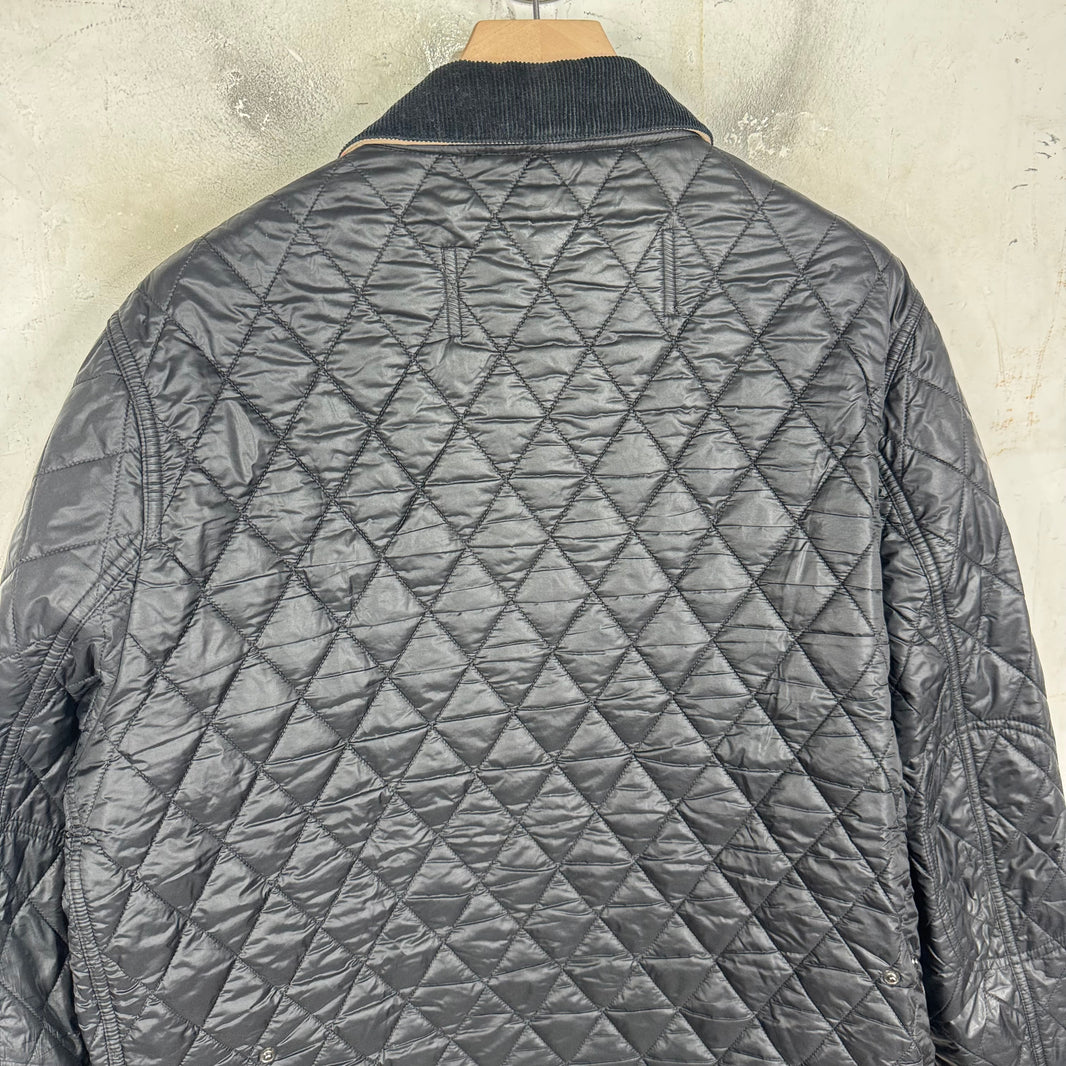 Burberry Quilted Cord Collar Jacket