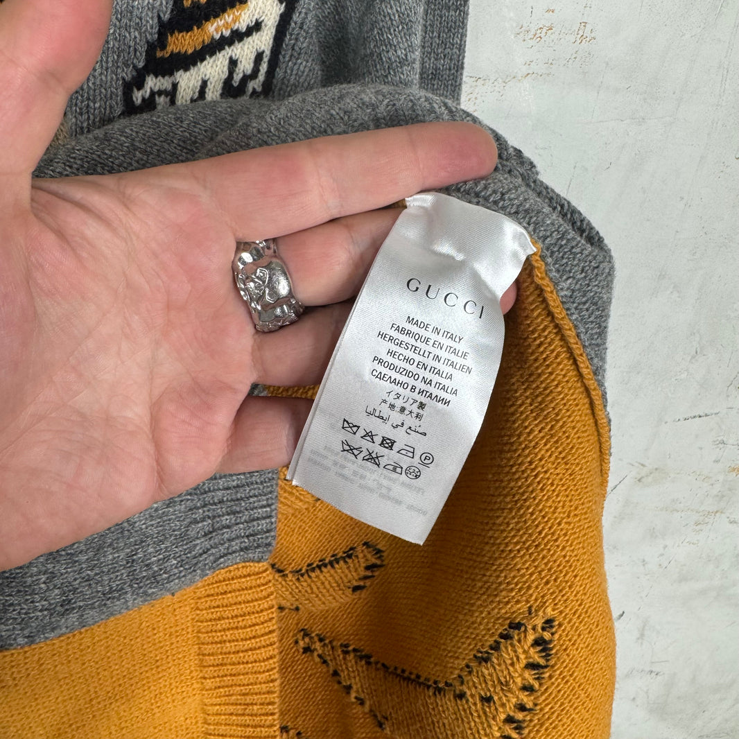 Gucci Tiger Knit Sweater