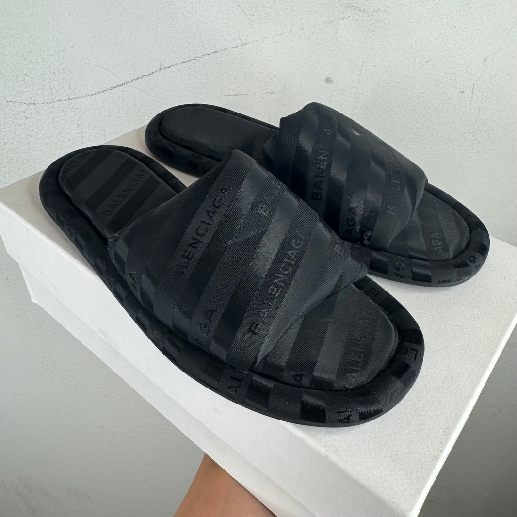 Balenciaga Diagonal Stripe Sandals
