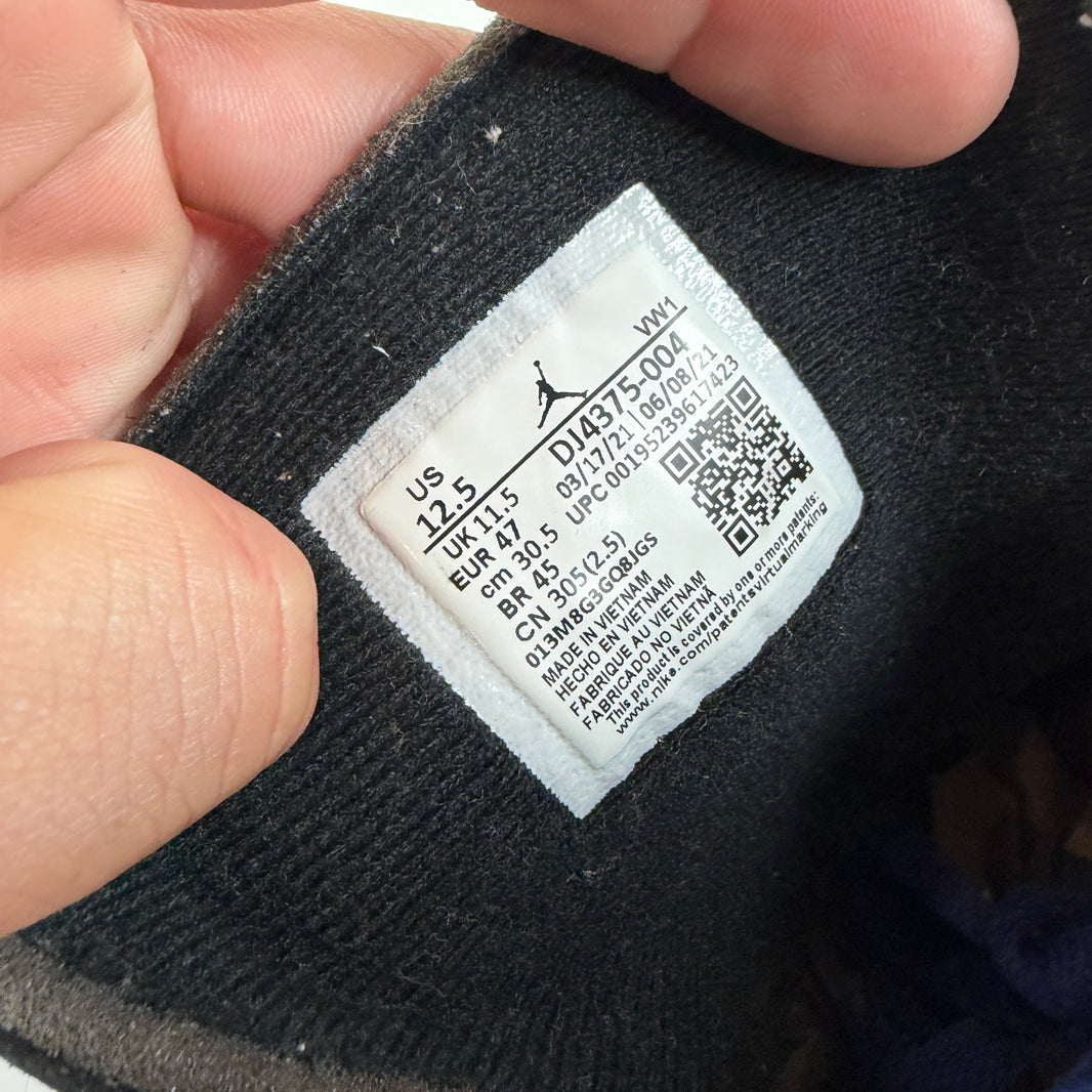 Off White Black Jordan 2 Sneakers