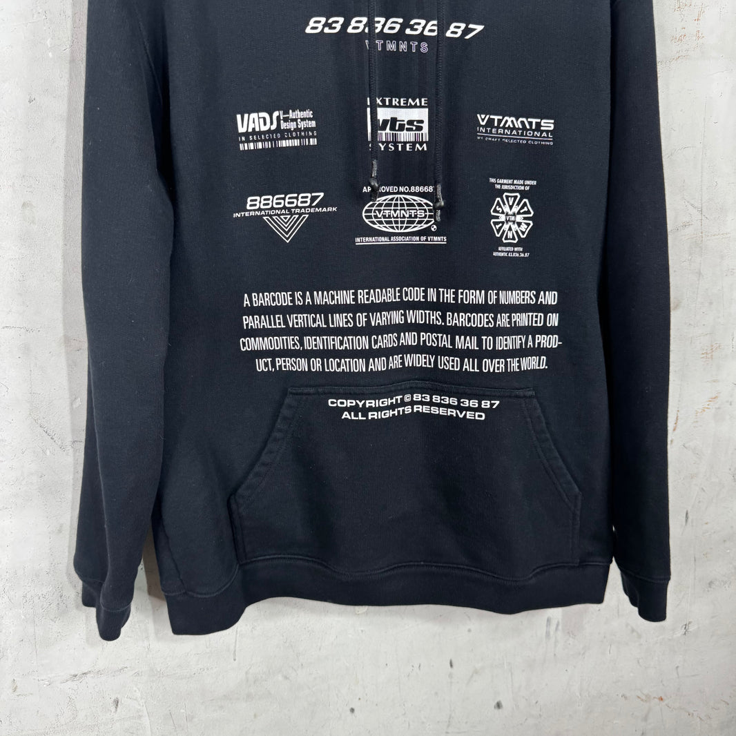 Vetements Multi Logo Subline Hoodie