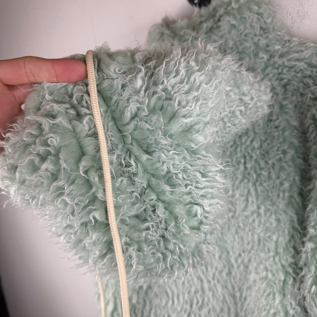 Marni Green Shaggy Jacket