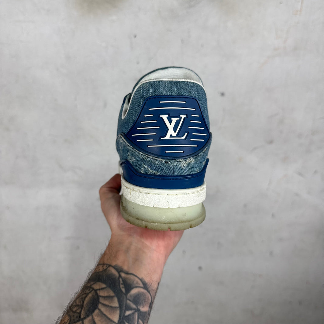 Louis Vuitton Denim Monogram Trainers