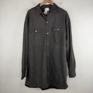 Rick Owens Western Leather Overshirt