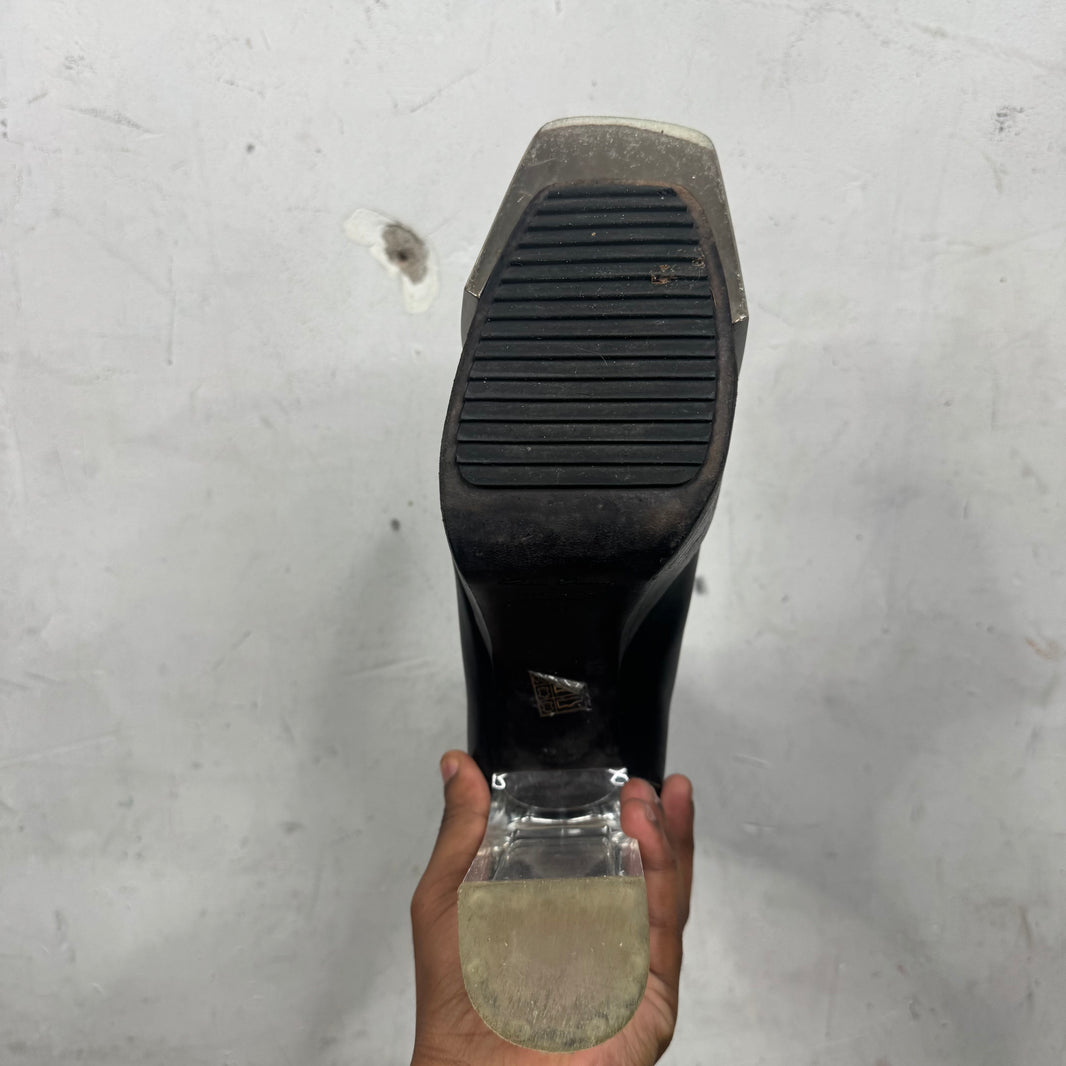 Rick Owens Black Kiss Heel Boots