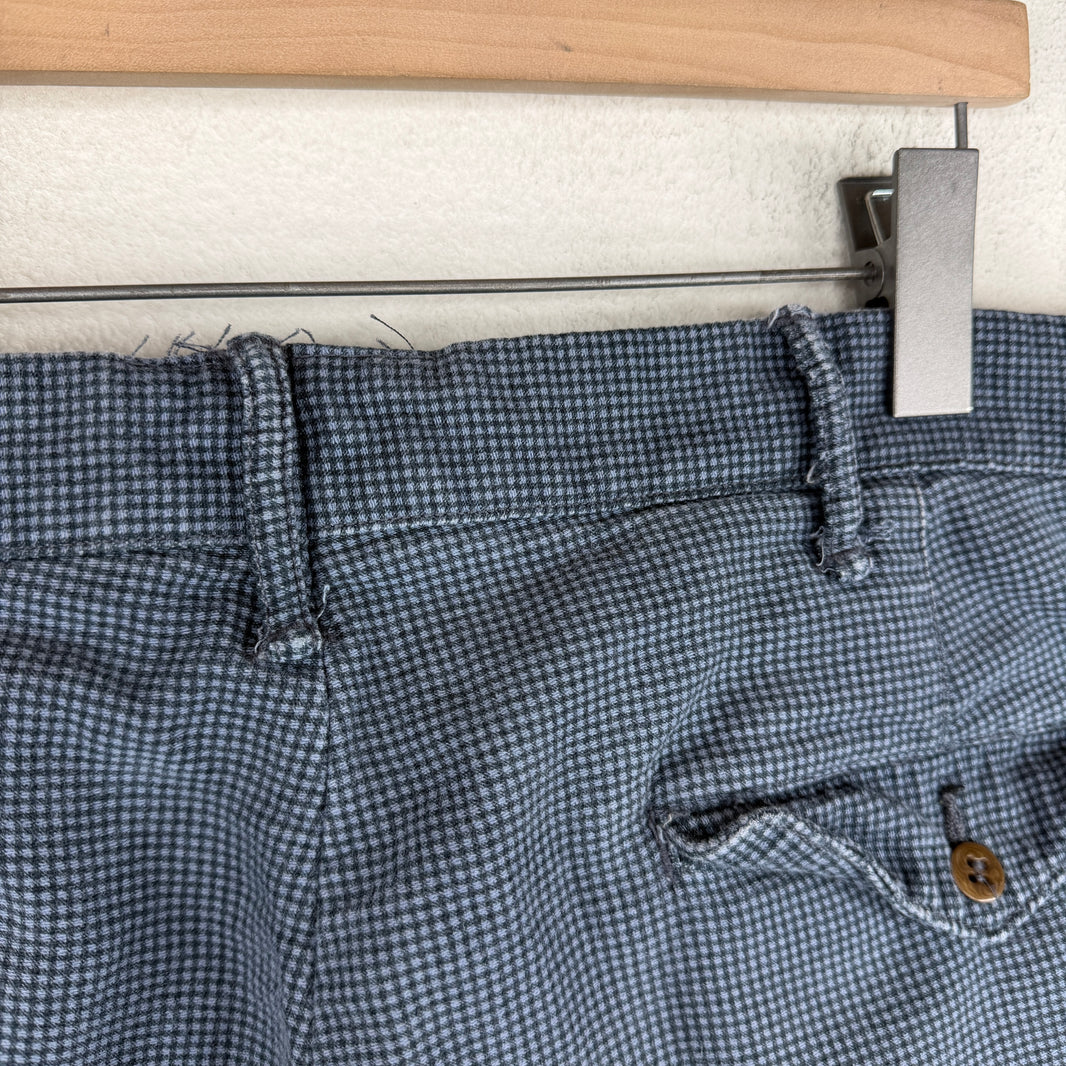 RRL Blue Plaid Trousers