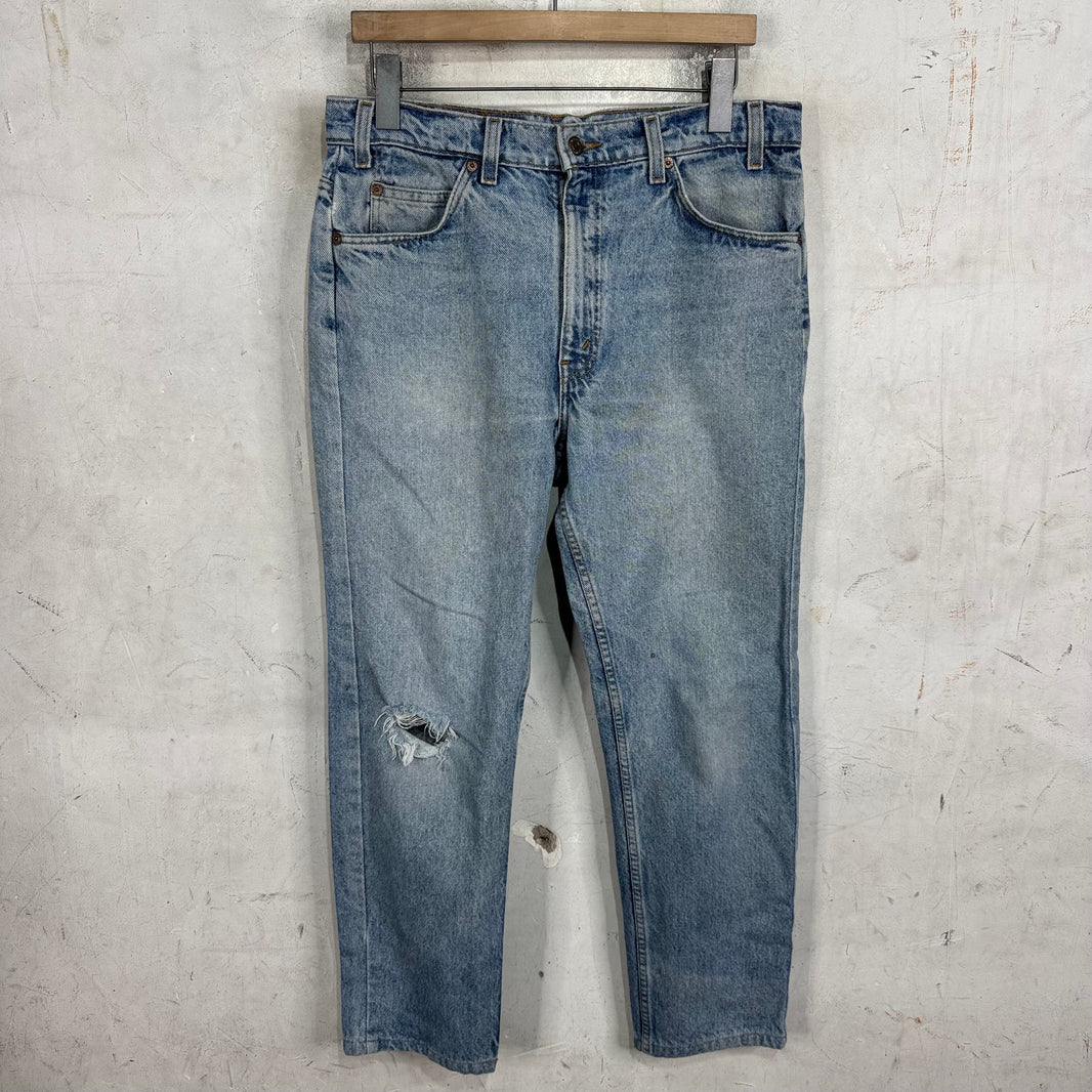 Vintage Orange Tab Levi's 505 Jeans