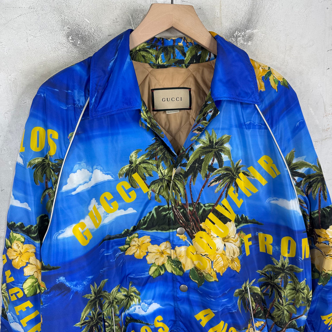 Gucci Souvenir Beach Printed Jacket