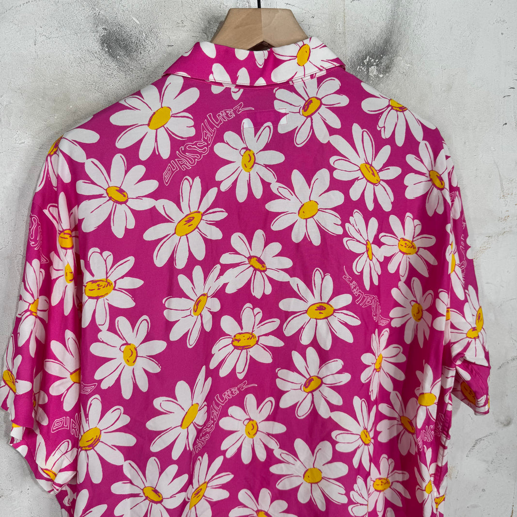 ERL Pink Daisy Rayon Shirt