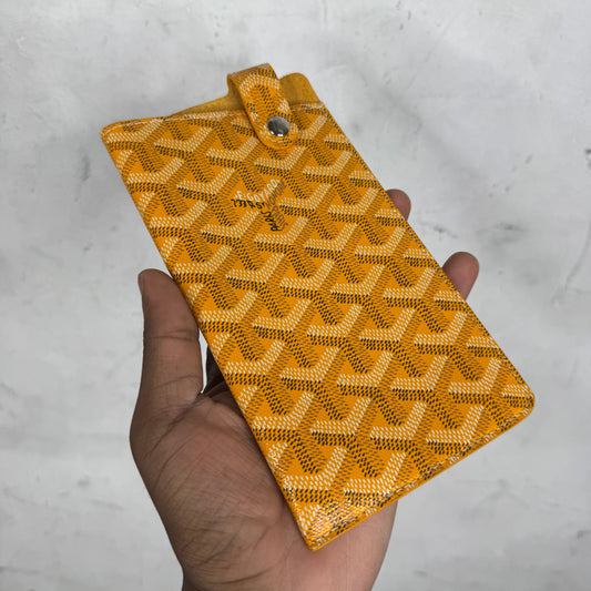 Goyard Yellow Glasses Case