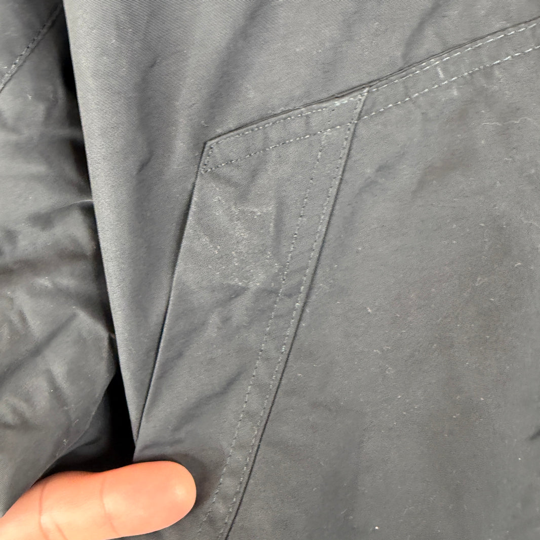 Balenciaga Black Interlock BB Logo Windbreaker Jacket