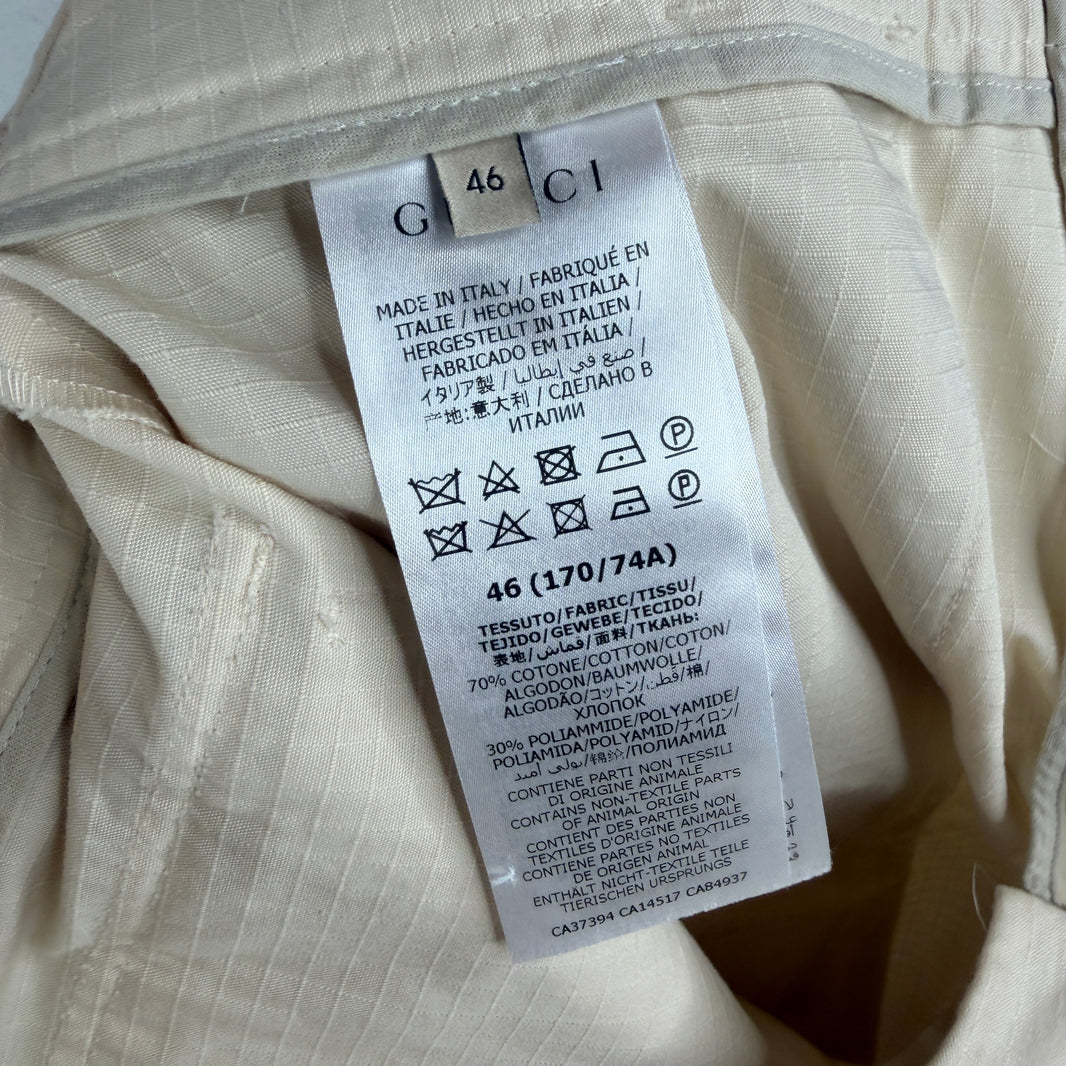 Gucci TNF Beige Cargo Shorts