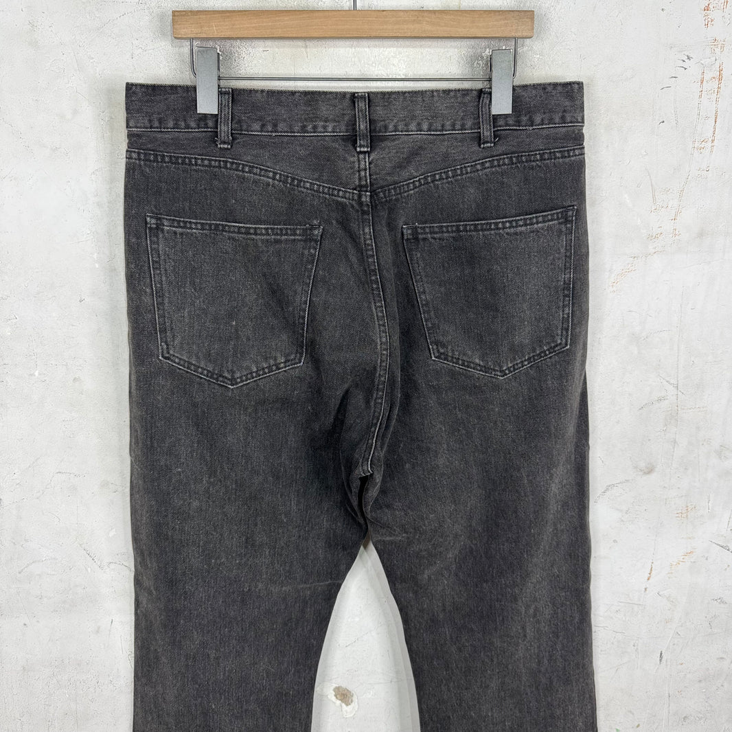 Celine Charcoal Distressed Kurt Jeans