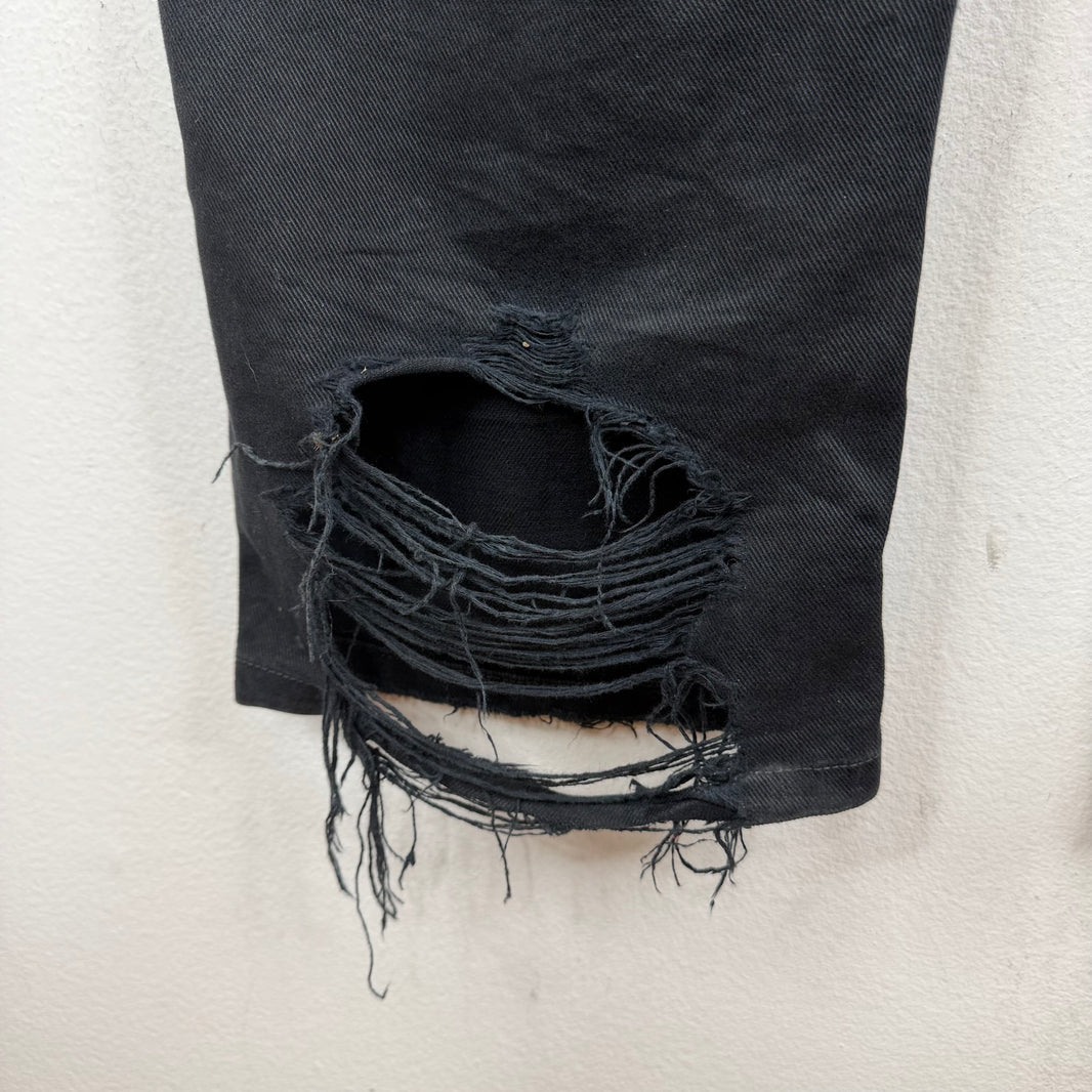 Balenciaga Straight Leg Black Jeans