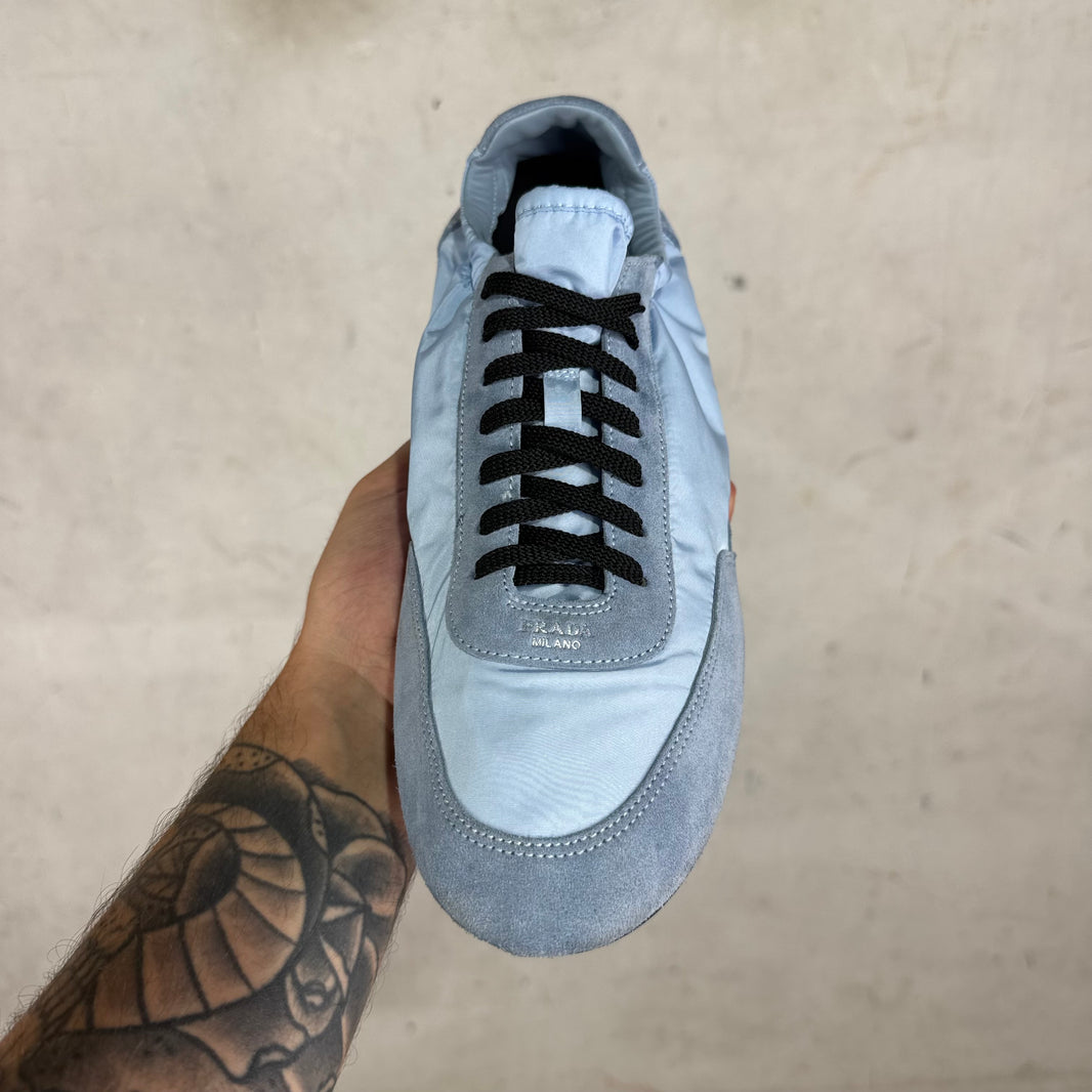 Prada Blue Collapse Sneakers