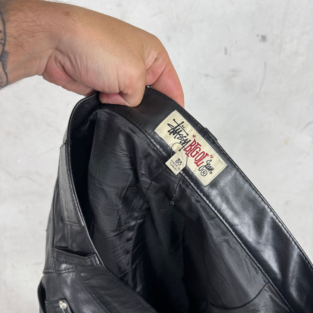 Stussy Leather Big Ol Shorts