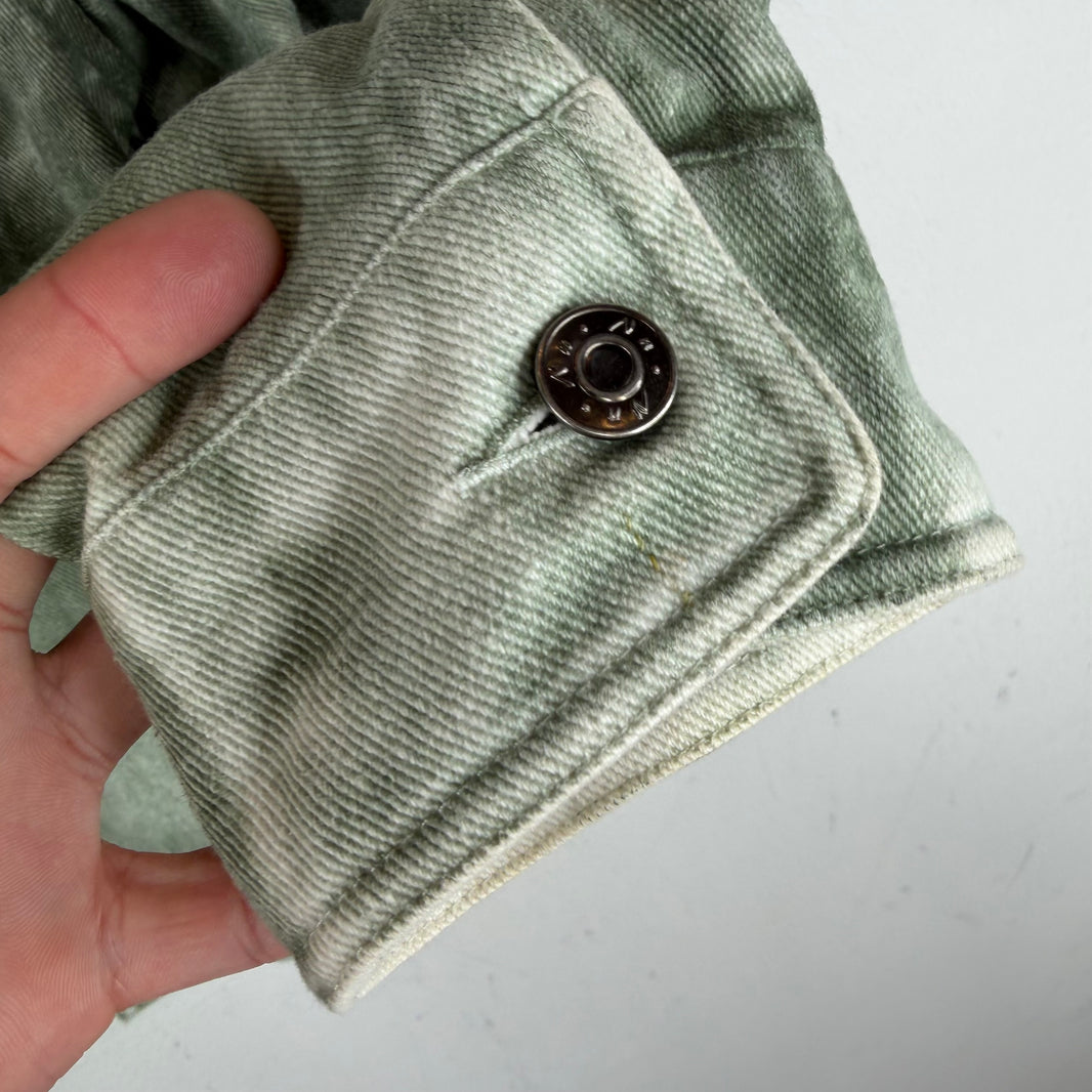 Number (N)ine Denim Green Painted Jacket