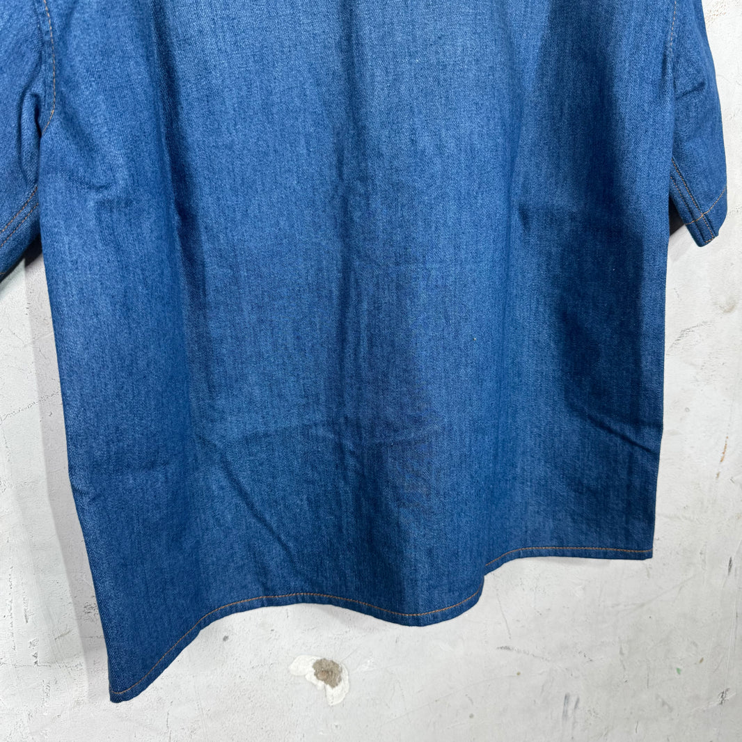 Gucci Light Denim Snapped Shirt