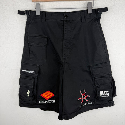 Balenciaga Gamer Cargo Shorts