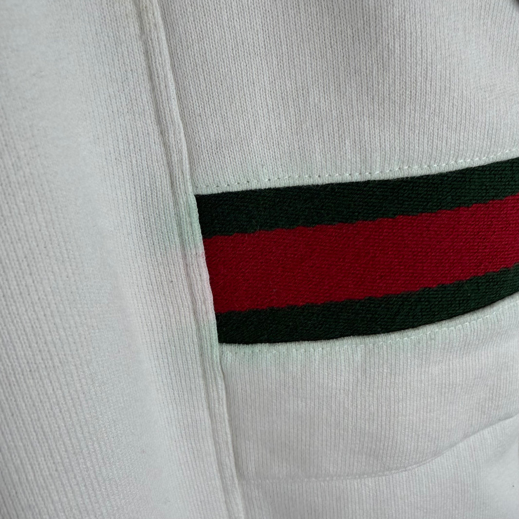 Gucci White Cargo Sweatpants