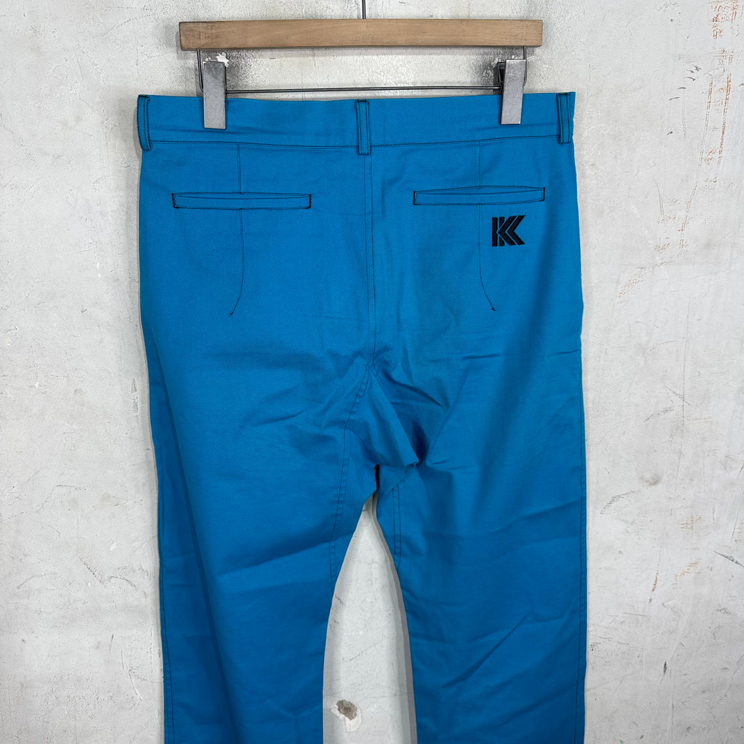 Kiko Kostadinov Blue Darted KK Trousers