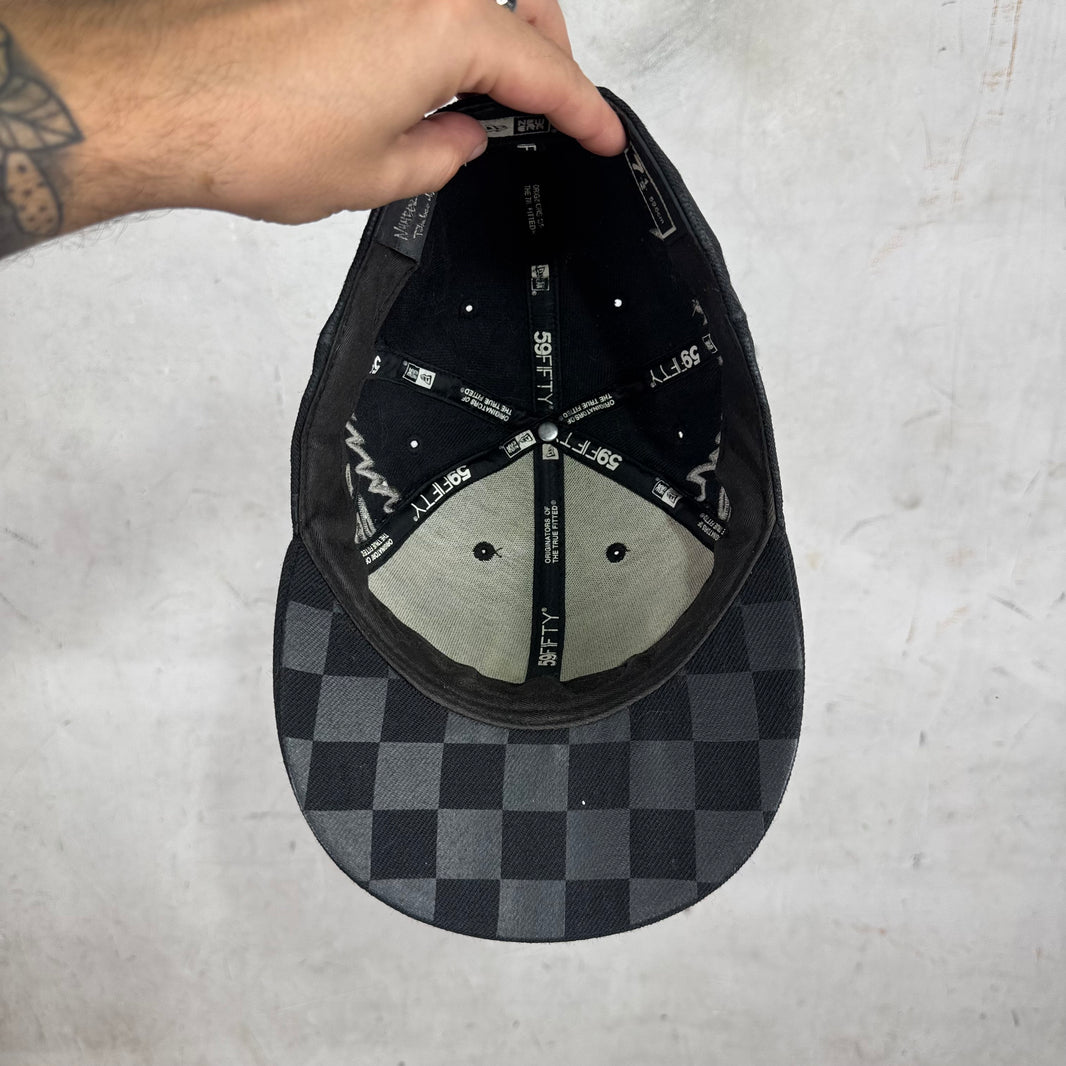 Number Nine x New Era Checkerboard Wing Fitted Hat