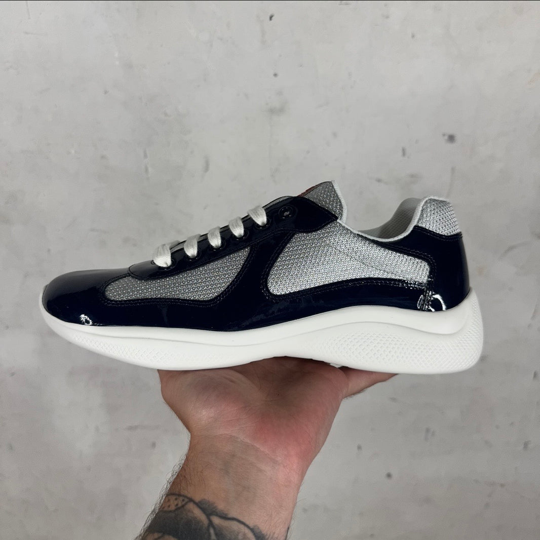 Prada Navy Patent Americas Cup