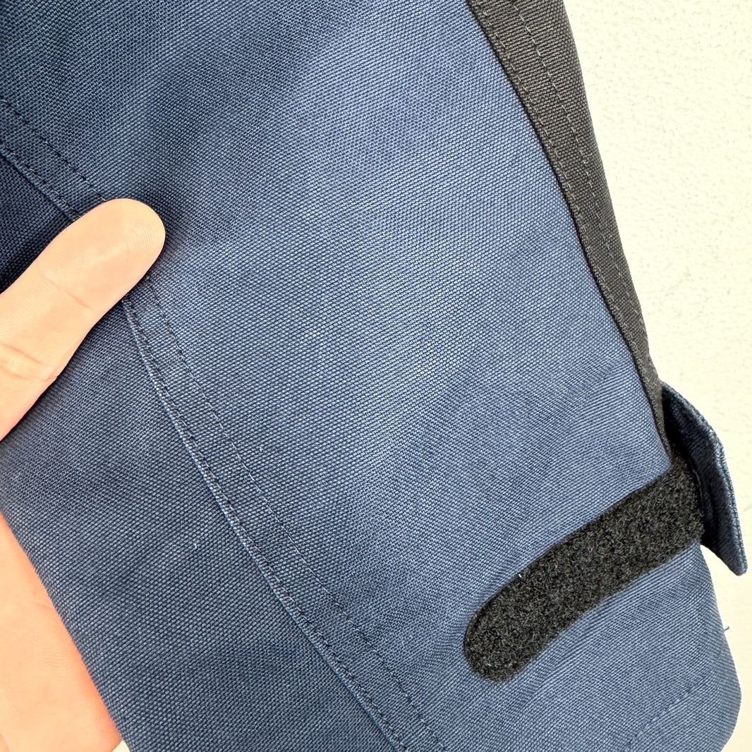 Balenciaga Navy Cropped Shell Jacket