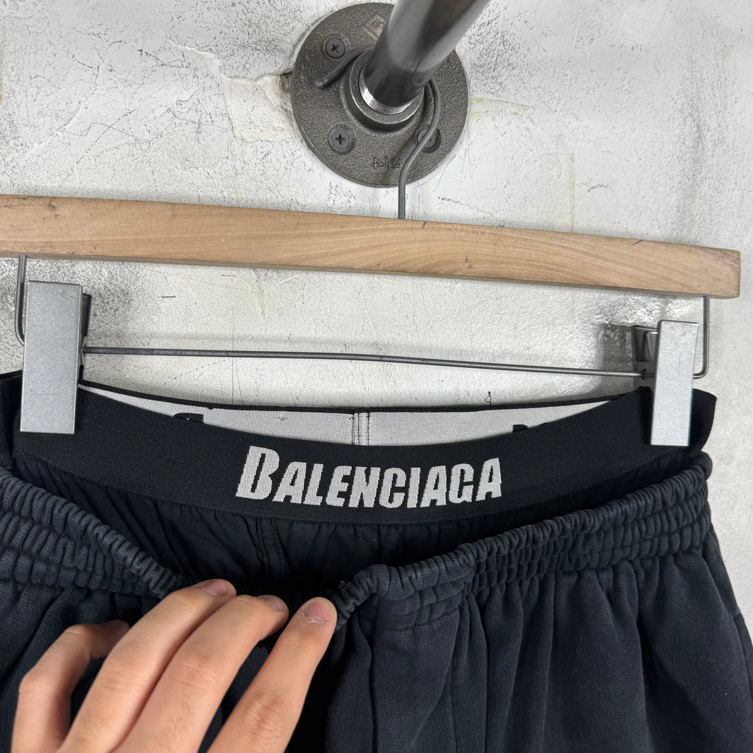 Balenciaga Sporty B Layered Waist Sweatpants