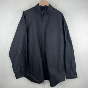 Balenciaga Black Cocoon Snap Button LS Shirt