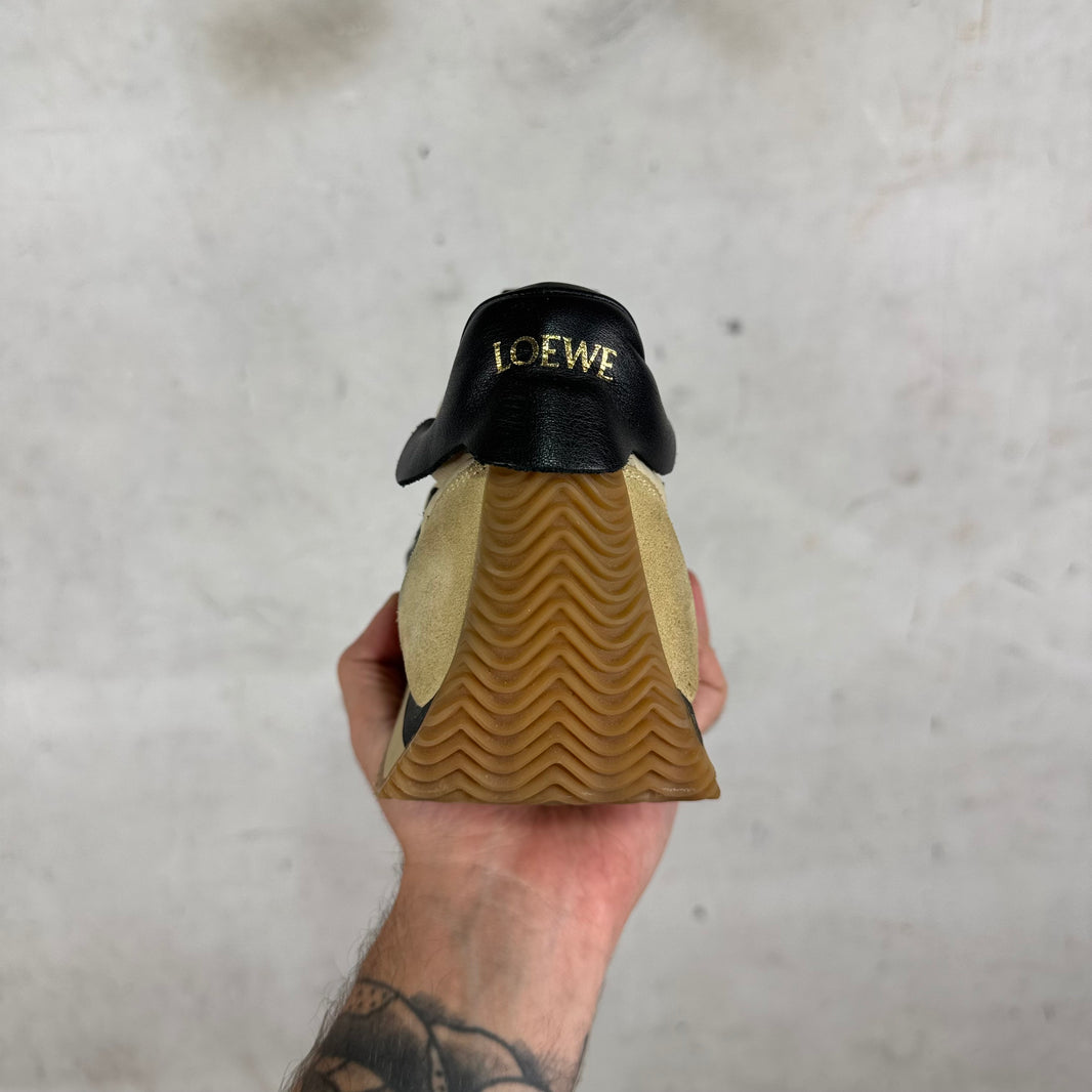 Loewe Tan Nylon Suede Runners