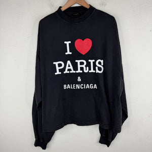Balenciaga I Love Paris L/S T-Shirt