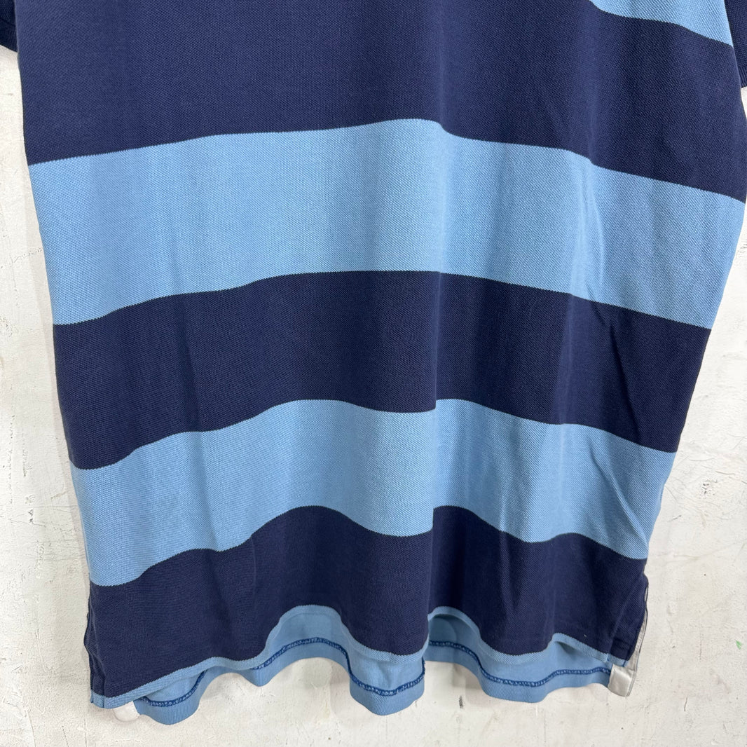 Ralph Lauren Big Pony Crest Blue Striped Polo
