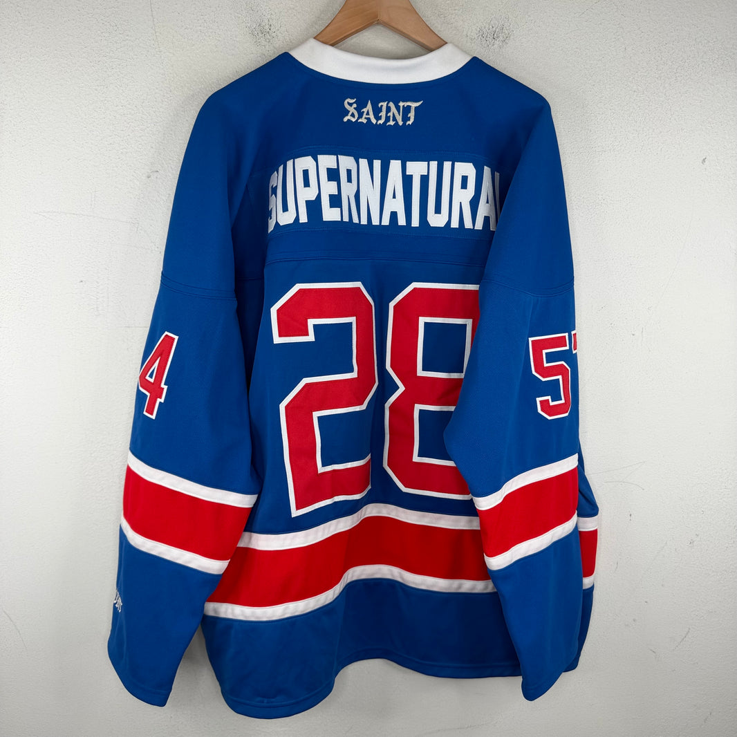 Saint Michael Blue Hockey Jersey