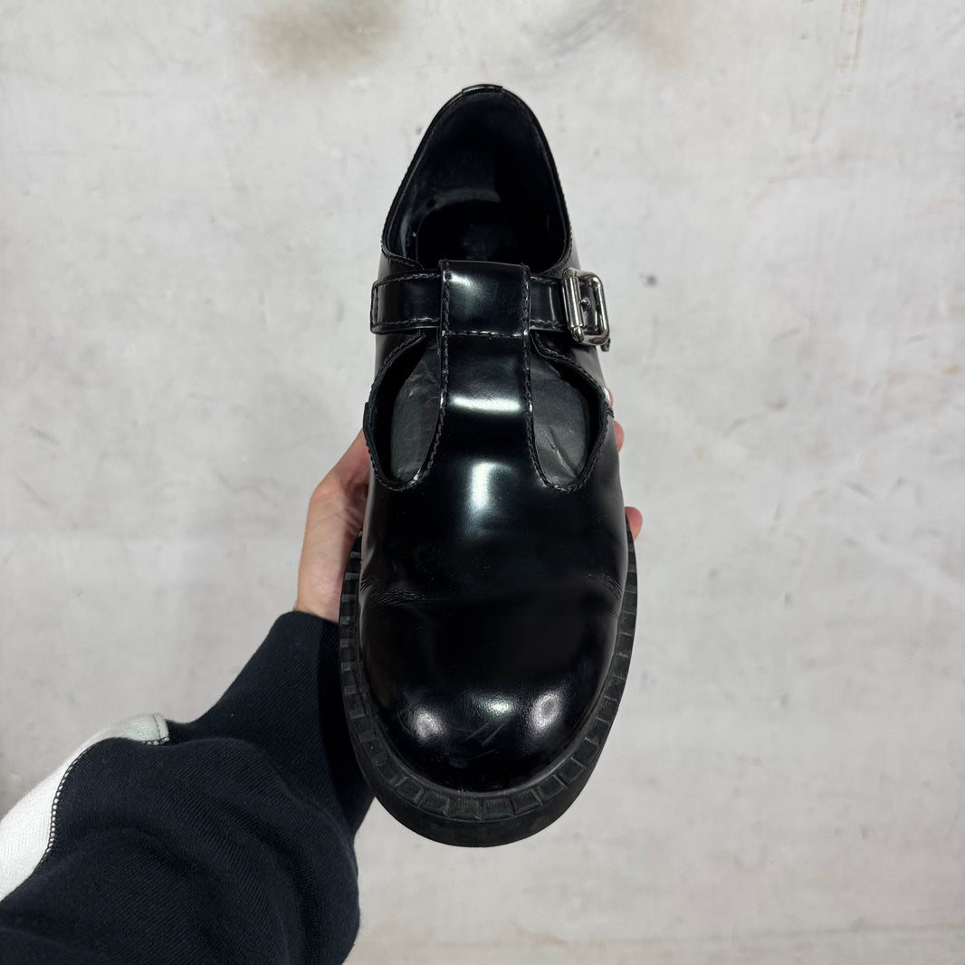 Prada Leather Mary Jane Mules