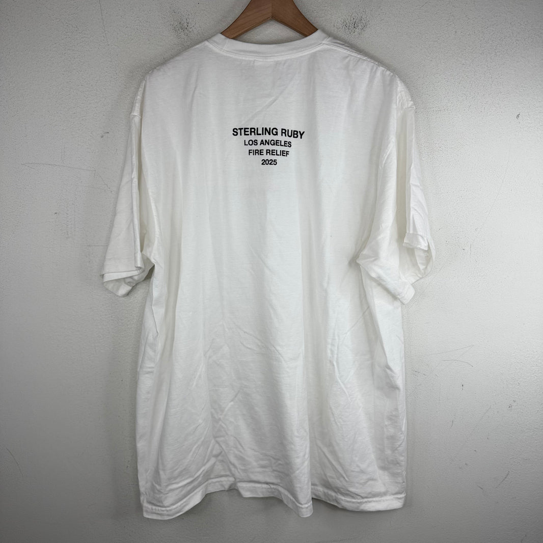 Supreme S.R. Studios Fire Relief Box Logo T-Shirt